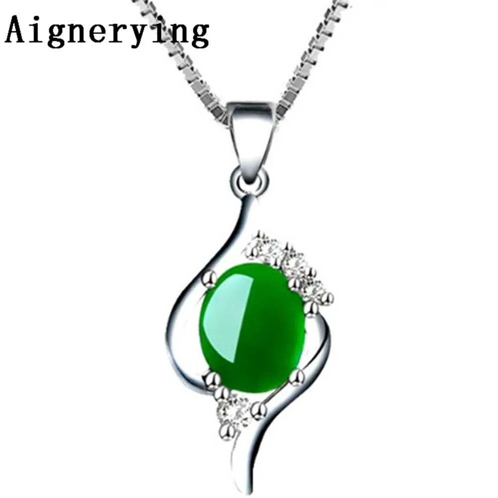 Original Certificate Pendant Natural Medullary Inlaid Green Jade Cute Necklace Girl's 925 silver Woman's gift with Box
Original Certificate Pendant Natural Medullary Inlaid Green Jade Cute Necklace Girl's 925 silver Woman's gift with Box