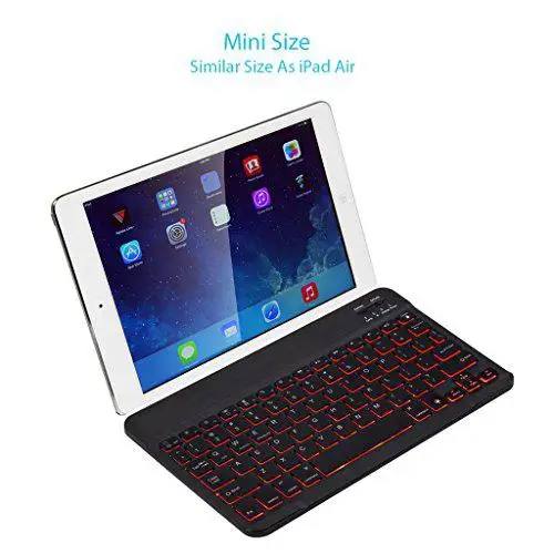 Kuulee Universal Slim Portable Wireless Bluetooth-compatible 7-Colors Backlit Keyboard with Built in Rechargeable Battery
Kuulee Universal Slim Portable Wireless Bluetooth-compatible 7-Colors Backlit Keyboard with Built in Rechargeable Battery