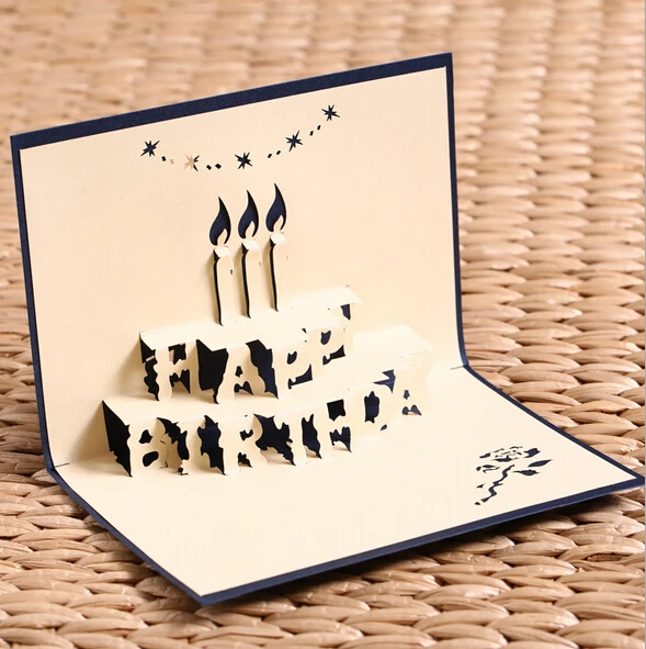 10pcs Hollow Candle Handmade Kirigami Origami 3D Pop UP Greeting Cards postcard For Happy Birthday Party Gift
10pcs Hollow Candle Handmade Kirigami Origami 3D Pop UP Greeting Cards postcard For Happy Birthday Party Gift