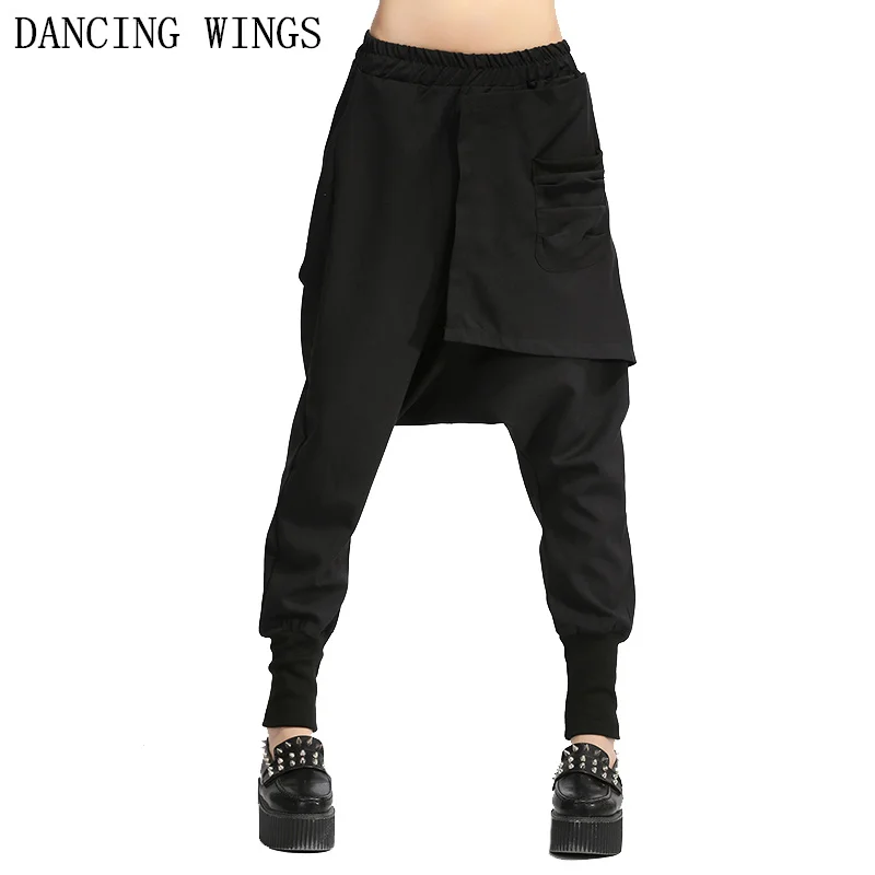 Spring Autumn Women Casual Pants Femme Fashion Hip Hop Dance Big Crotch Harem Pants Black
Spring Autumn Women Casual Pants Femme Fashion Hip Hop Dance Big Crotch Harem Pants Black