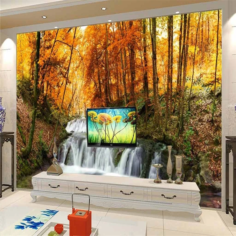 beibehang Custom wallpaper yellow leaves woods landscape painting living room background papel de parede para sala estar
beibehang Custom wallpaper yellow leaves woods landscape painting living room background papel de parede para sala estar