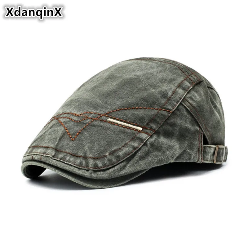 XdanqinX Adjustable Size Men's Denim Beret Hats 2019 New Retro Caps For Adult Men Snapback Male Bone Visor Cap Chapeau d'homme
XdanqinX Adjustable Size Men's Denim Beret Hats 2019 New Retro Caps For Adult Men Snapback Male Bone Visor Cap Chapeau d'homme