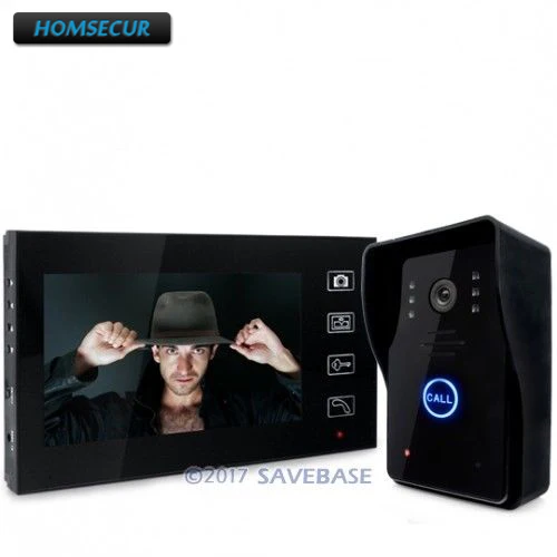 HOMSECUR Wireless Door Phone Doorbell Touch Key 7" Lcd Video With Ir Camera Home Security
HOMSECUR Wireless Door Phone Doorbell Touch Key 7" Lcd Video With Ir Camera Home Security