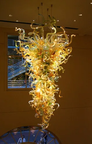 Fancy Lighting Long Chandelier Hand Blown Glass American Style Chandelier for Home Decorations
Fancy Lighting Long Chandelier Hand Blown Glass American Style Chandelier for Home Decorations