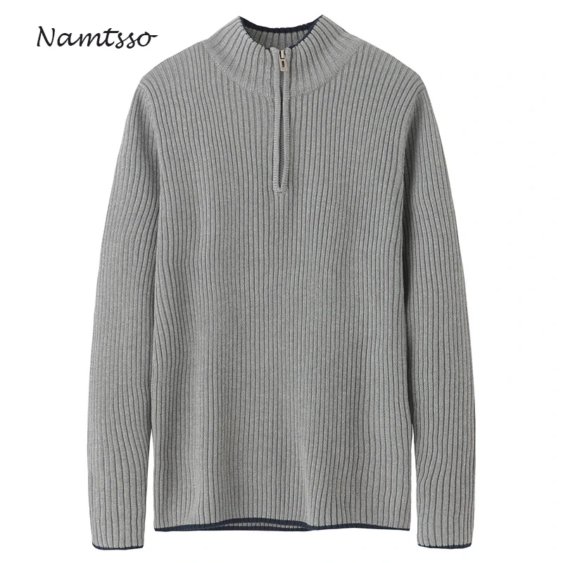 100% cotton sweater men's winter turtleneck Long sleeve sweater Thicken Solid color High collar zipper slim bottoming shirt 245
100% cotton sweater men's winter turtleneck Long sleeve sweater Thicken Solid color High collar zipper slim bottoming shirt 245