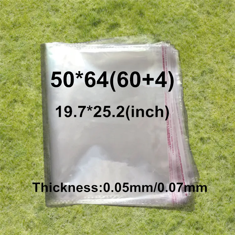 100 X Thicken Transparent OPP Self Adhesive Seal Bag Poly Bags Accessories Packing Bag 50*64cm
100 X Thicken Transparent OPP Self Adhesive Seal Bag Poly Bags Accessories Packing Bag 50*64cm