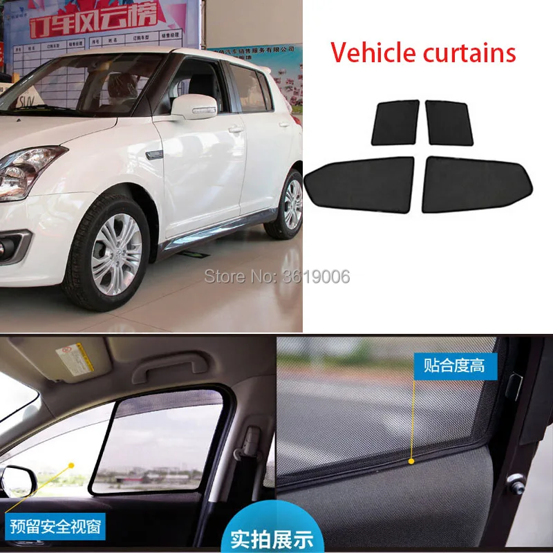 4 шт. высокого класса на заказ для Suzuki Swifts 14-17 Тип карты магнитный автомобильный занавес Солнцезащитный козырек автомобильный оконный тент а...
4 шт. высокого класса на заказ для Suzuki Swifts 14-17 Тип карты магнитный автомобильный занавес Солнцезащитный козырек автомобильный оконный тент а...