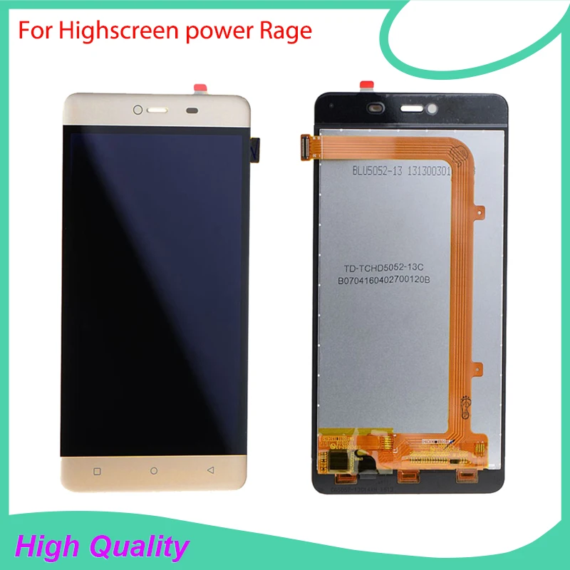 

For Highscreen Power Rage LCD Display Touch Panel Digitizer Mobile Phone Parts For Highscreen Power Rage Screen LCD Display