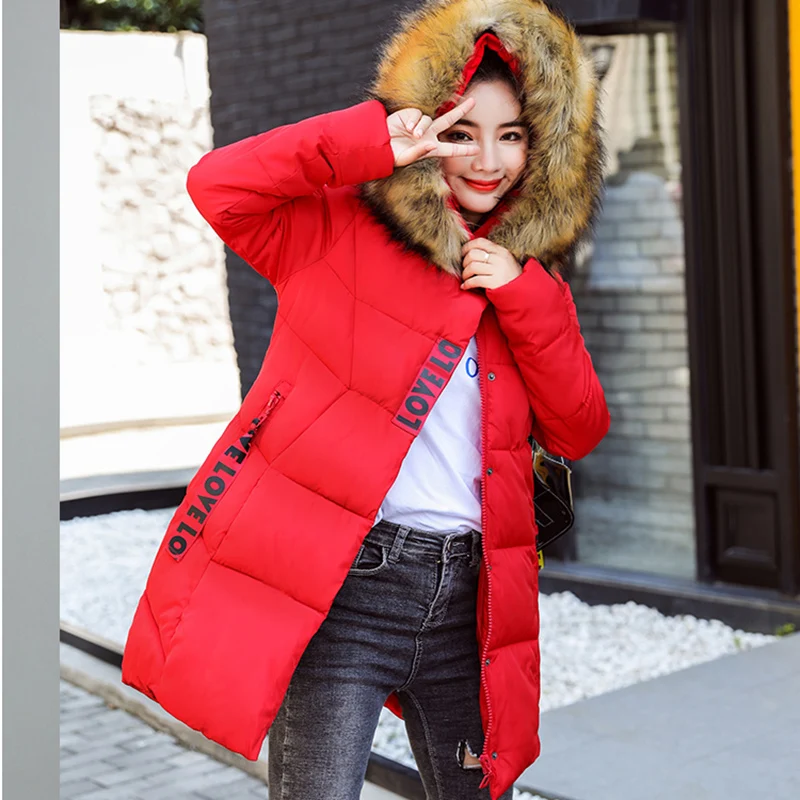 Fashion Winter Women Parkas Thicken Warm Down Cotton Jacket Coats 2019 New Fur Collar Hooded Jackets Parka Winter Outwear
Fashion Winter Women Parkas Thicken Warm Down Cotton Jacket Coats 2019 New Fur Collar Hooded Jackets Parka Winter Outwear