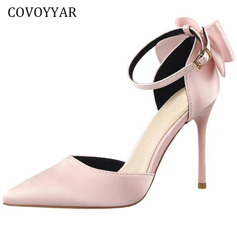 COVOYYAR 2021 Bow Women's Pumps Summer Sexy Pointed Toe Buckle Strap Party Stiletto High Heels Wedding Shoes Big Sizes WHH611
COVOYYAR 2021 Bow Women's Pumps Summer Sexy Pointed Toe Buckle Strap Party Stiletto High Heels Wedding Shoes Big Sizes WHH611