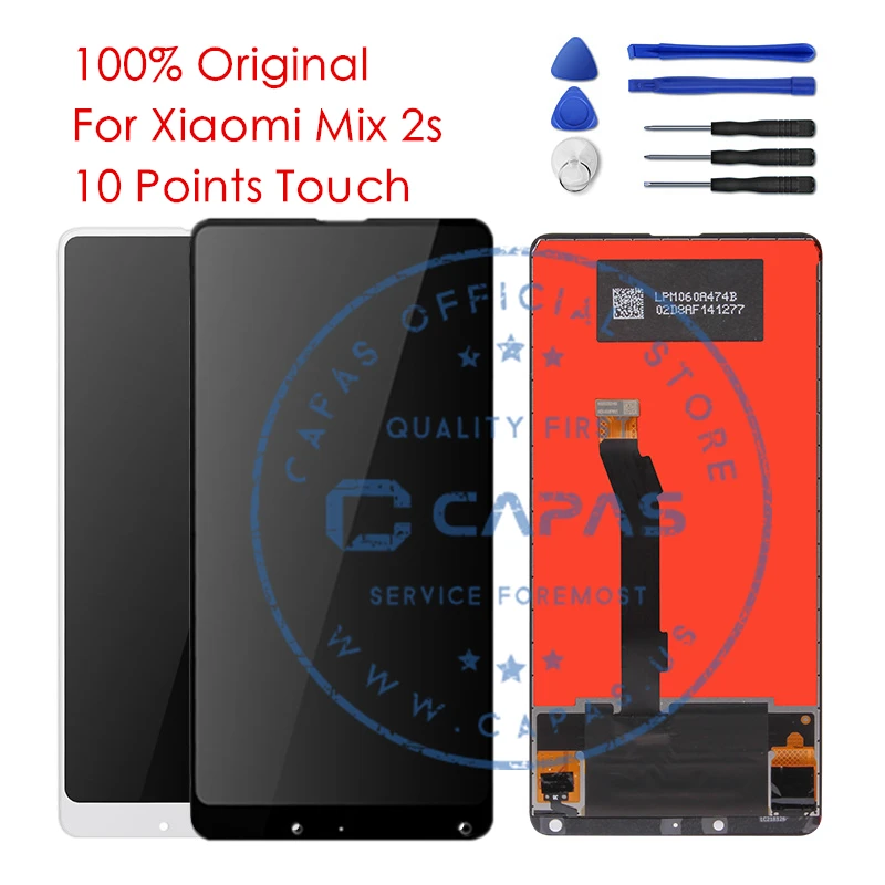 Оригинальный ЖК дисплей для Xiaomi Mi Mix 2s дигитайзер 10 сенсорный экран 2S Запасные