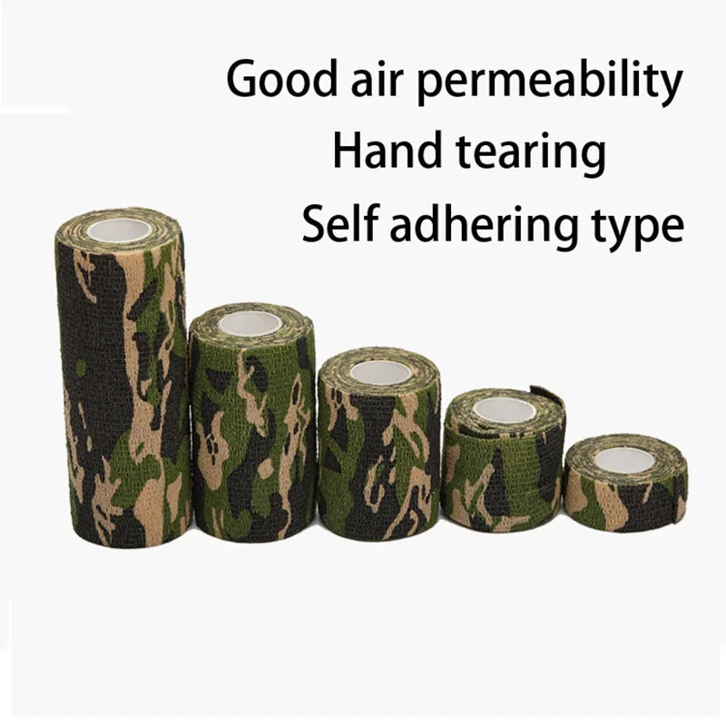 5CM/2.5CM*4.5M Exercise bandage camouflage color nursing waterproof Therapy Bandage Tape Sports Tape Elastic Physio tape Tape
5CM/2.5CM*4.5M Exercise bandage camouflage color nursing waterproof Therapy Bandage Tape Sports Tape Elastic Physio tape Tape
