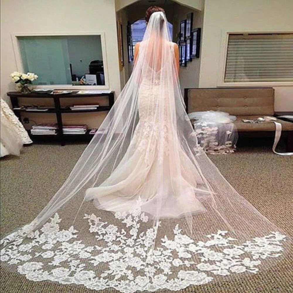 Long Yarn Sequins Veil Handmade Single Layer Hair-comb Mesh Pure White Perspective Spandex Weeding Accessories Flower 3 Metter
Long Yarn Sequins Veil Handmade Single Layer Hair-comb Mesh Pure White Perspective Spandex Weeding Accessories Flower 3 Metter