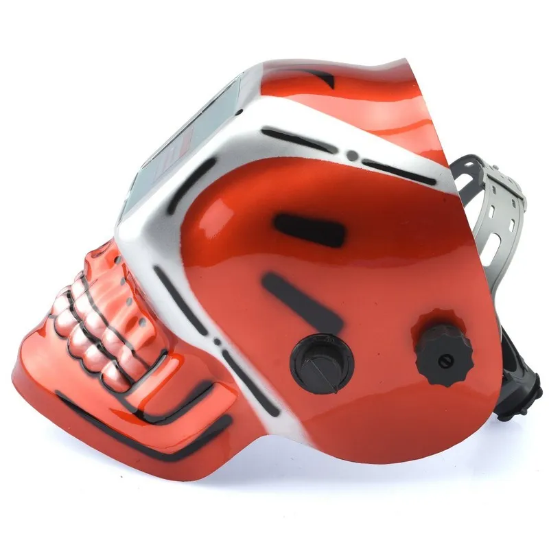 Welding Helmet Mask Big View Solar Battery Powered Auto-Darkening Rechargeable Battery Red Skeleton Design Welding Helmet
Welding Helmet Mask Big View Solar Battery Powered Auto-Darkening Rechargeable Battery Red Skeleton Design Welding Helmet