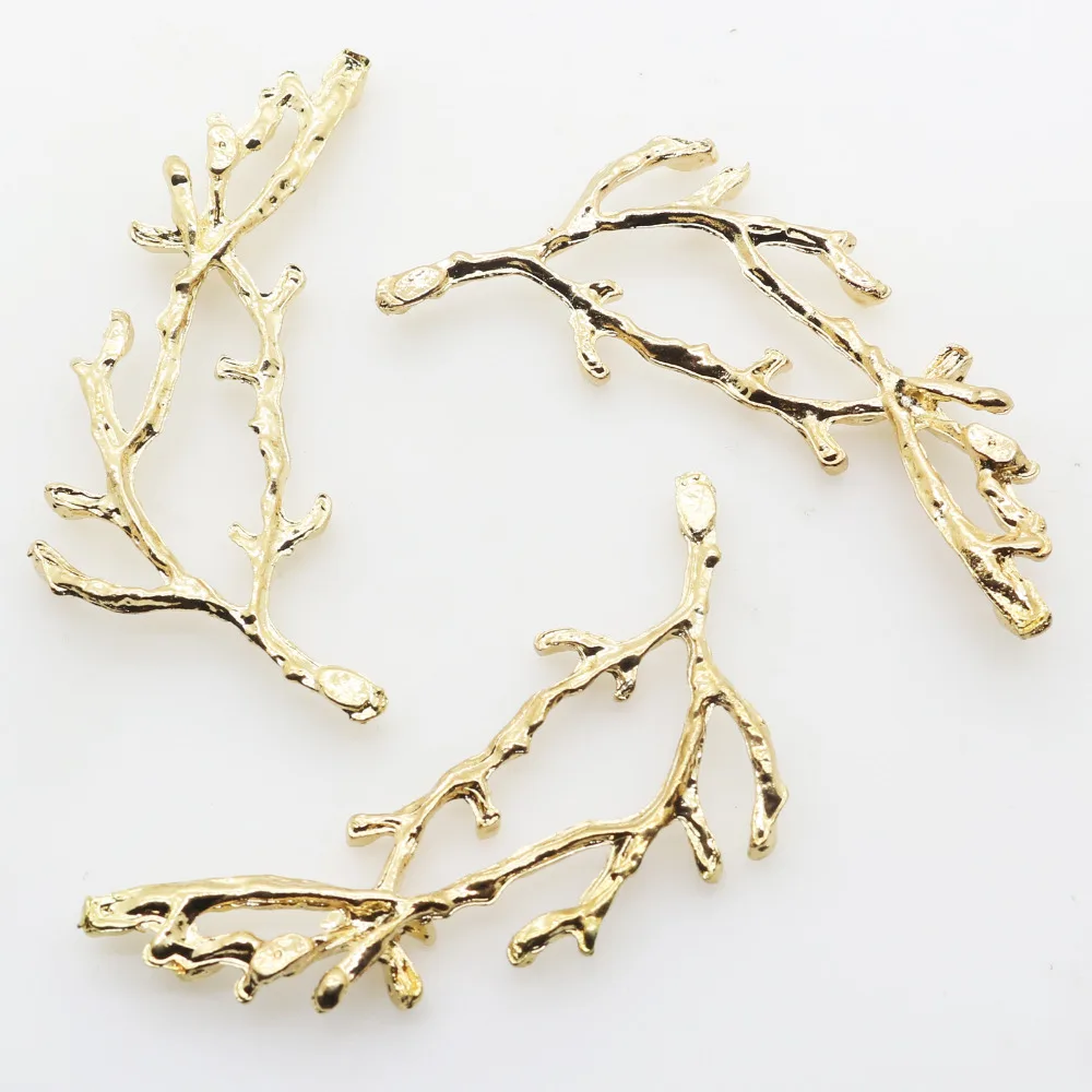 YWXINXI 10Pcs hot sale 58 x 23MM golden alloy branch jewelry accessories, DIY holiday party hat decoration
YWXINXI 10Pcs hot sale 58 x 23MM golden alloy branch jewelry accessories, DIY holiday party hat decoration