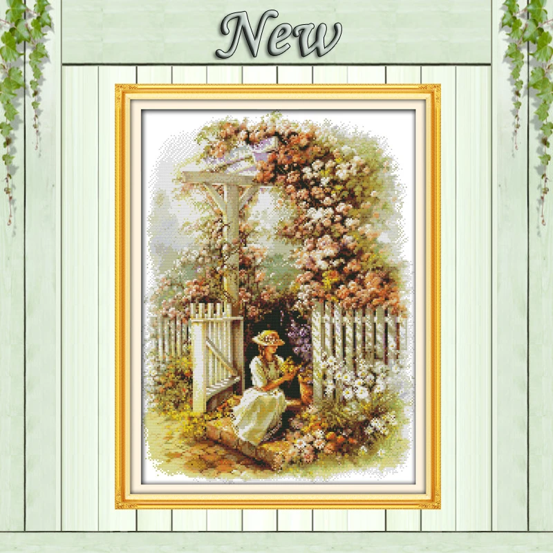 Garden girl flower villa Scenic painting,pattern printed on fabric DMC 14CT 11CT DIY Cross Stitch Needlework kits Embroidery Set
Garden girl flower villa Scenic painting,pattern printed on fabric DMC 14CT 11CT DIY Cross Stitch Needlework kits Embroidery Set