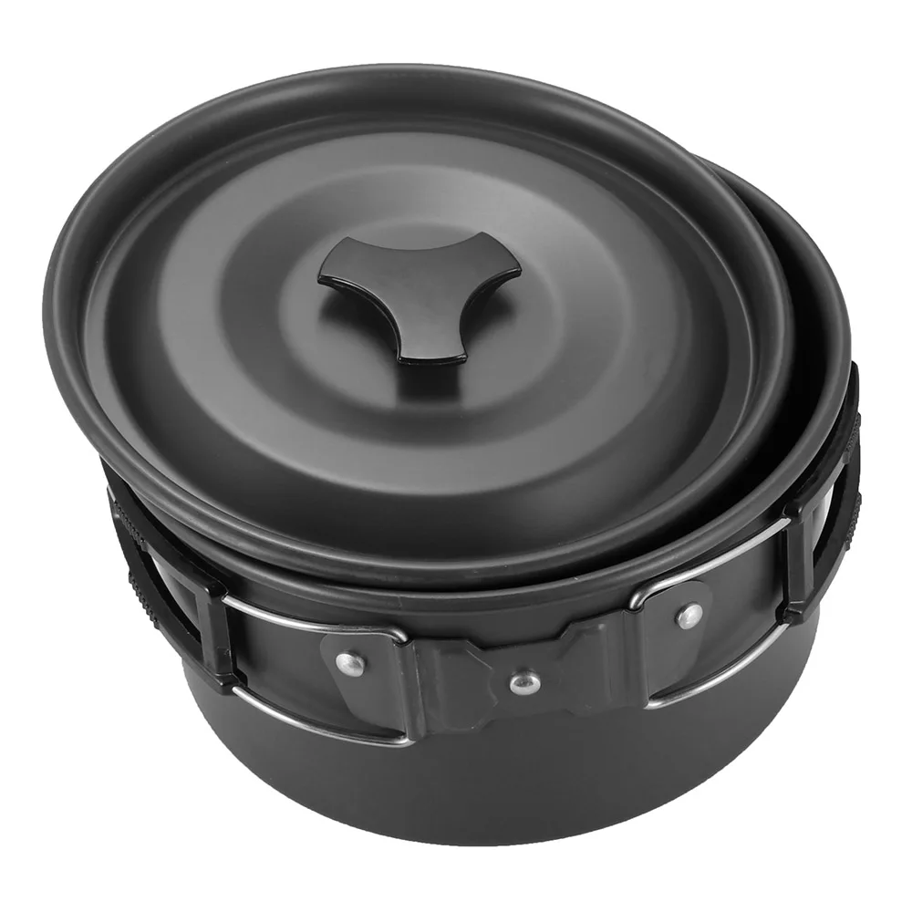 Lightweight and Durable Outdoor Camping Cookware Kit Cooking Pot Pan Kettle Bowls Spoons Cleaning Ball Mesh Set Camping Picnic
Lightweight and Durable Outdoor Camping Cookware Kit Cooking Pot Pan Kettle Bowls Spoons Cleaning Ball Mesh Set Camping Picnic