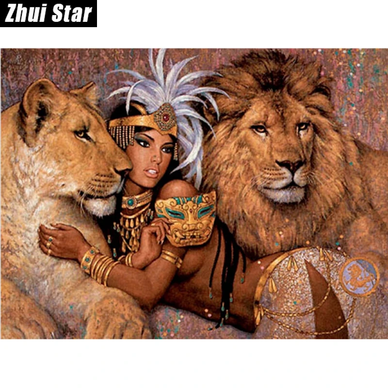 New 5D DIY Diamond Painting "People And Lion" Embroidery Full Square Diamond Cross Stitch Rhinestone Mosaic Painting Decor Gift
New 5D DIY Diamond Painting "People And Lion" Embroidery Full Square Diamond Cross Stitch Rhinestone Mosaic Painting Decor Gift
