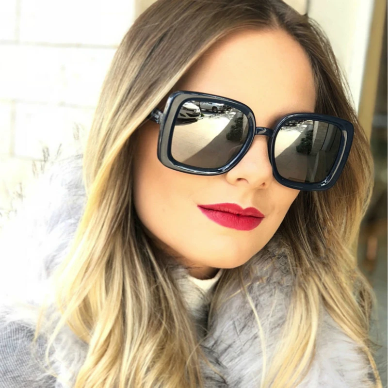 FENCHI black oversized sunglasses women Square retro Sun glasses Luxury Brand Big Frame UV400 oculos de sol feminino
FENCHI black oversized sunglasses women Square retro Sun glasses Luxury Brand Big Frame UV400 oculos de sol feminino