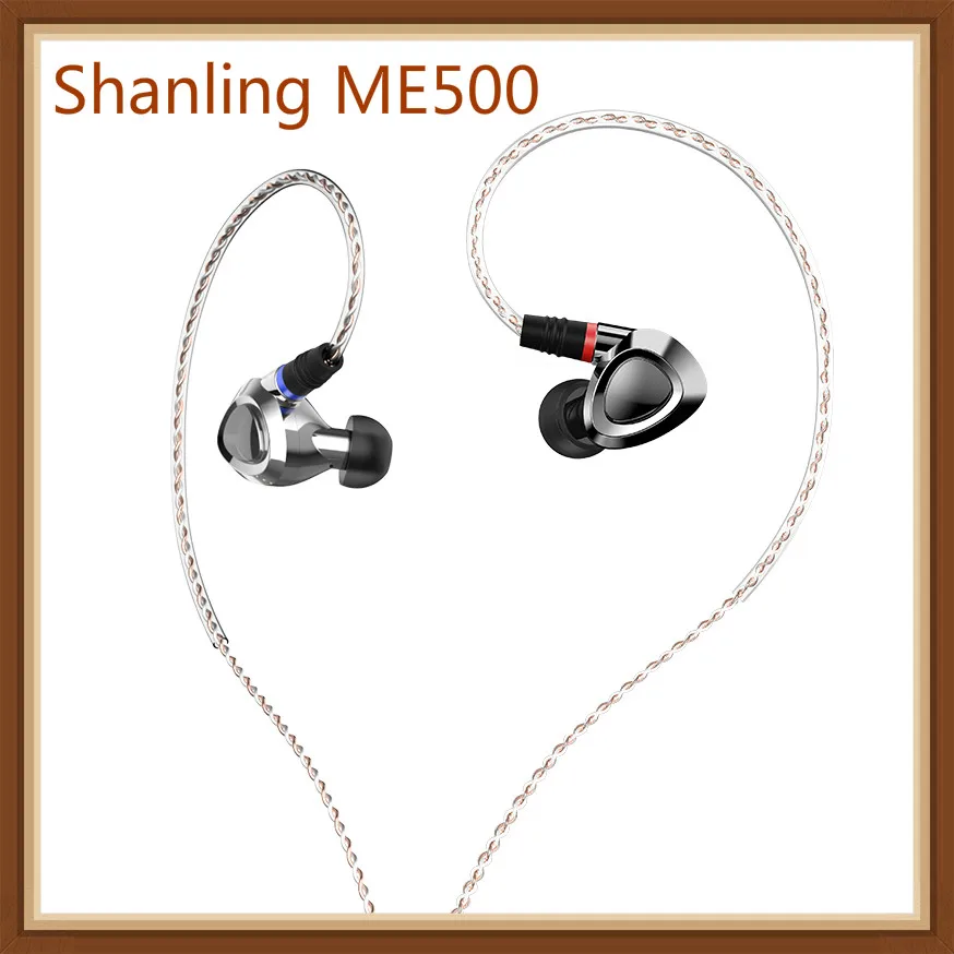 SHANLING ME500 Triple driver Hybrid Earphones Knowles Driver HiFi Music In-Ear Earphones with Detachable MMCX Cable
SHANLING ME500 Triple driver Hybrid Earphones Knowles Driver HiFi Music In-Ear Earphones with Detachable MMCX Cable