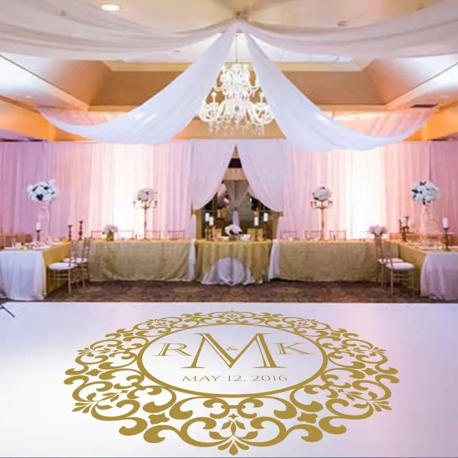 Wedding Vinyl Sticker Personalized Center Monogram Decals Wedding Floor Decoration Custom Initial Letters Stickers Art AY1752
Wedding Vinyl Sticker Personalized Center Monogram Decals Wedding Floor Decoration Custom Initial Letters Stickers Art AY1752