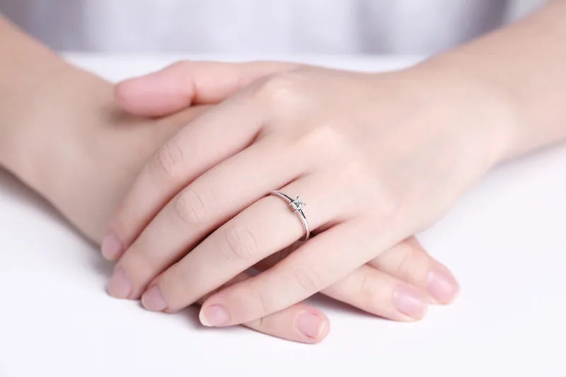 ANI 18K White/Rose/Yellow Gold (AU750) Women Wedding Ring 0.2ct Certified Natural Diamond Princess Cut Femme Rings Customized
ANI 18K White/Rose/Yellow Gold (AU750) Women Wedding Ring 0.2ct Certified Natural Diamond Princess Cut Femme Rings Customized