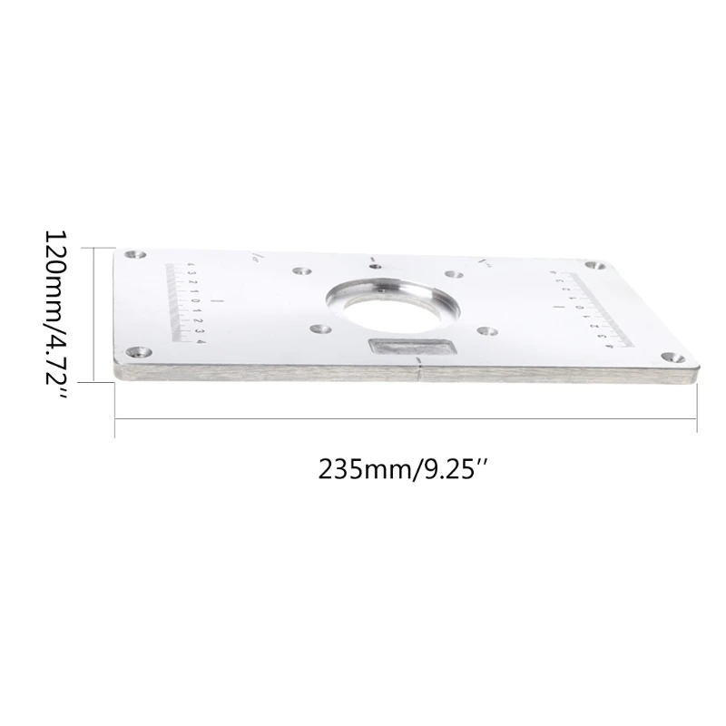 Aluminum Router Table Insert Plate w/ 4 Rings Screws For Woodworking Benches Woodworking Benches
Aluminum Router Table Insert Plate w/ 4 Rings Screws For Woodworking Benches Woodworking Benches