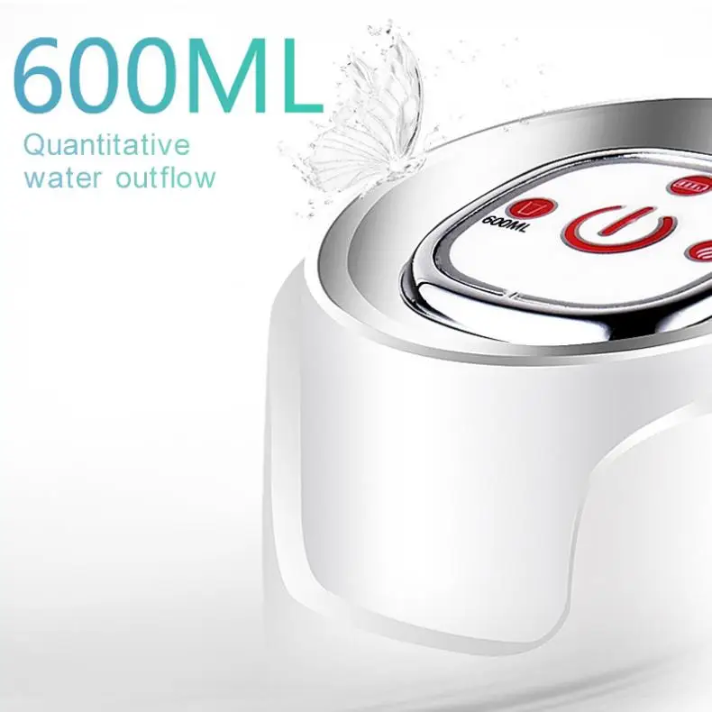 Double Mode Touch-tone Wireless Rechargeable Electric Intelligent Water Pump with USB Cable for 4.5L - 18.9L Barrelled Wate
Double Mode Touch-tone Wireless Rechargeable Electric Intelligent Water Pump with USB Cable for 4.5L - 18.9L Barrelled Wate