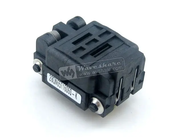 Программируемый адаптер QFN28 MLP28 MLF28 28QN65T16060 Plastronics IC, тестовое сгорание, QFN, шаг 0,65 мм
Программируемый адаптер QFN28 MLP28 MLF28 28QN65T16060 Plastronics IC, тестовое сгорание, QFN, шаг 0,65 мм