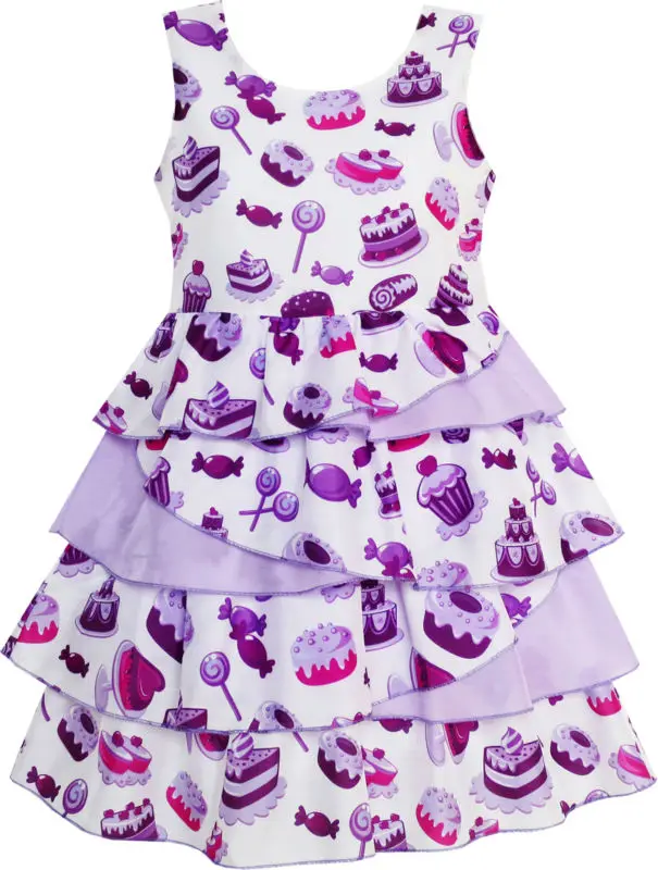 Girls Dress Cake Candy Birthday Gift Layered Tulle Purple 2020 Summer Princess Wedding Party Dresses Kids Clothes Size 4-10
Girls Dress Cake Candy Birthday Gift Layered Tulle Purple 2020 Summer Princess Wedding Party Dresses Kids Clothes Size 4-10