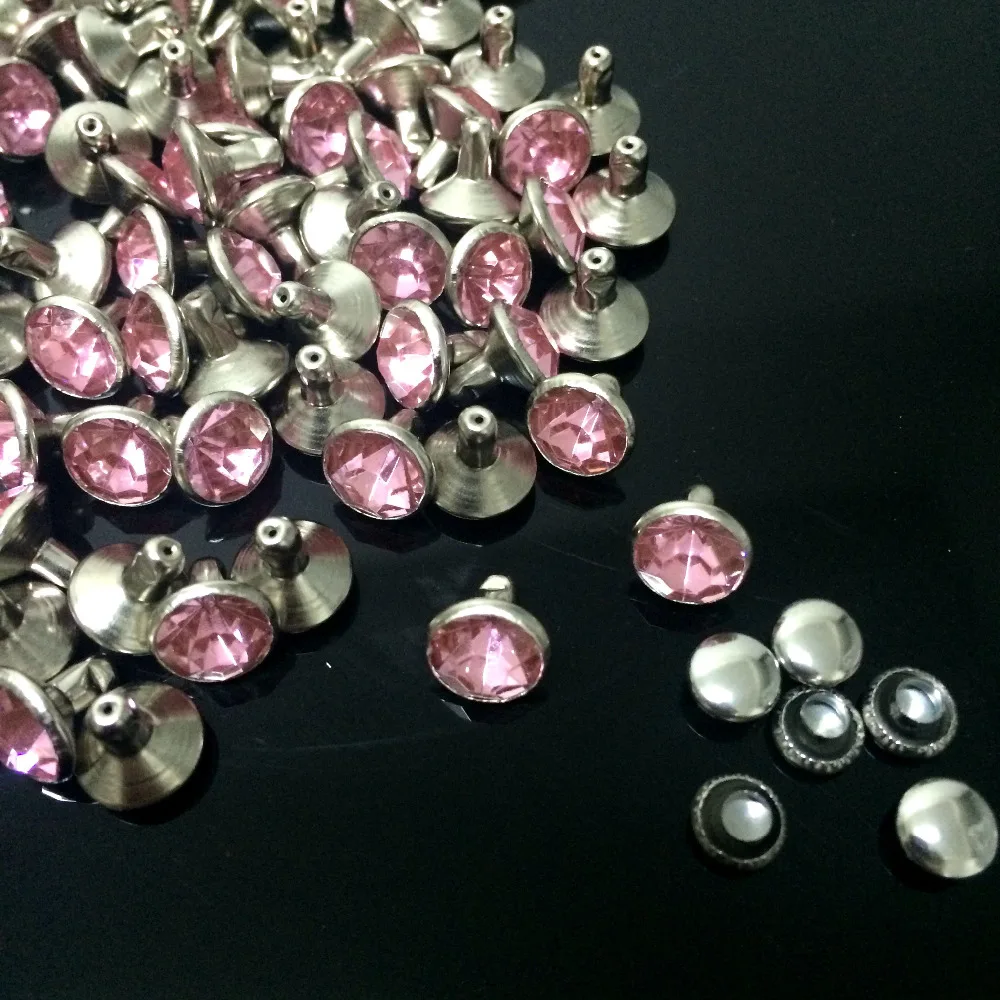 New Coming 100Sets 8mm Light Rose Pink CZ Acrylic Crystals Rhinestone Rivets Silver Nailhead Spots Studs DIY Shipping Free
New Coming 100Sets 8mm Light Rose Pink CZ Acrylic Crystals Rhinestone Rivets Silver Nailhead Spots Studs DIY Shipping Free