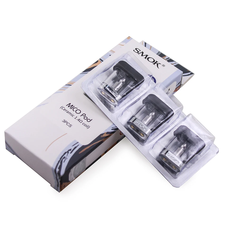 Original SMOK Mico Regular Mesh Ceramic Coil Head Resistance Core for MICO Ectronic E Cigarette Vape Pen Pod Vaporizer Atomizer |