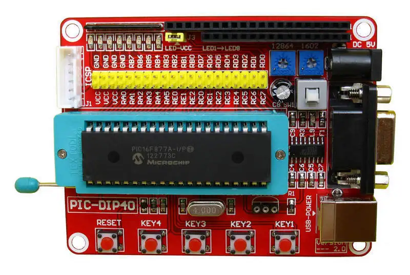 Для PIC16F877A макетная плата PIC system обучающая плата для отправки данных диск прямые продажи с завода
Для PIC16F877A макетная плата PIC system обучающая плата для отправки данных диск прямые продажи с завода