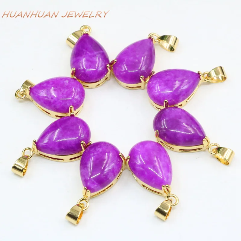 New Water Drop Pendant Chain 13x23mm Natural Stone Jades Gold-Color Stainless Steel Necklace & Pendants For Women Jewelry B3334
New Water Drop Pendant Chain 13x23mm Natural Stone Jades Gold-Color Stainless Steel Necklace & Pendants For Women Jewelry B3334