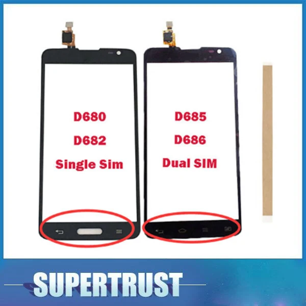 Дигитайзер экрана 5 дюйма для LG G Pro Lite сенсорный экран двух Sim карт D685 D686 D680 D682