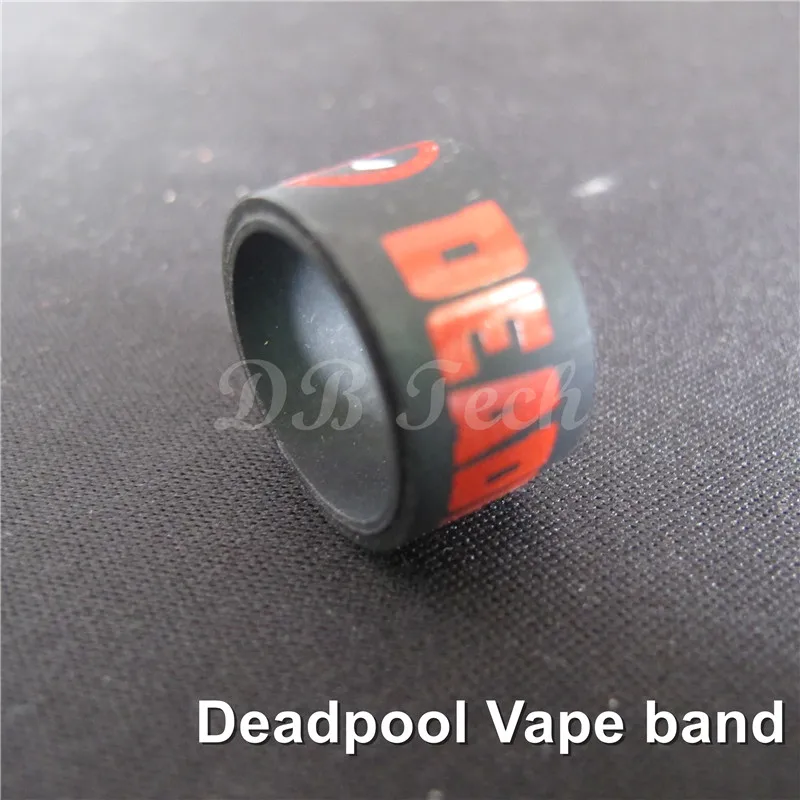 100 шт. Deadpool Vape Bands Box Mod Tank Vapor RDA украшение и защитное кольцо | Электроника