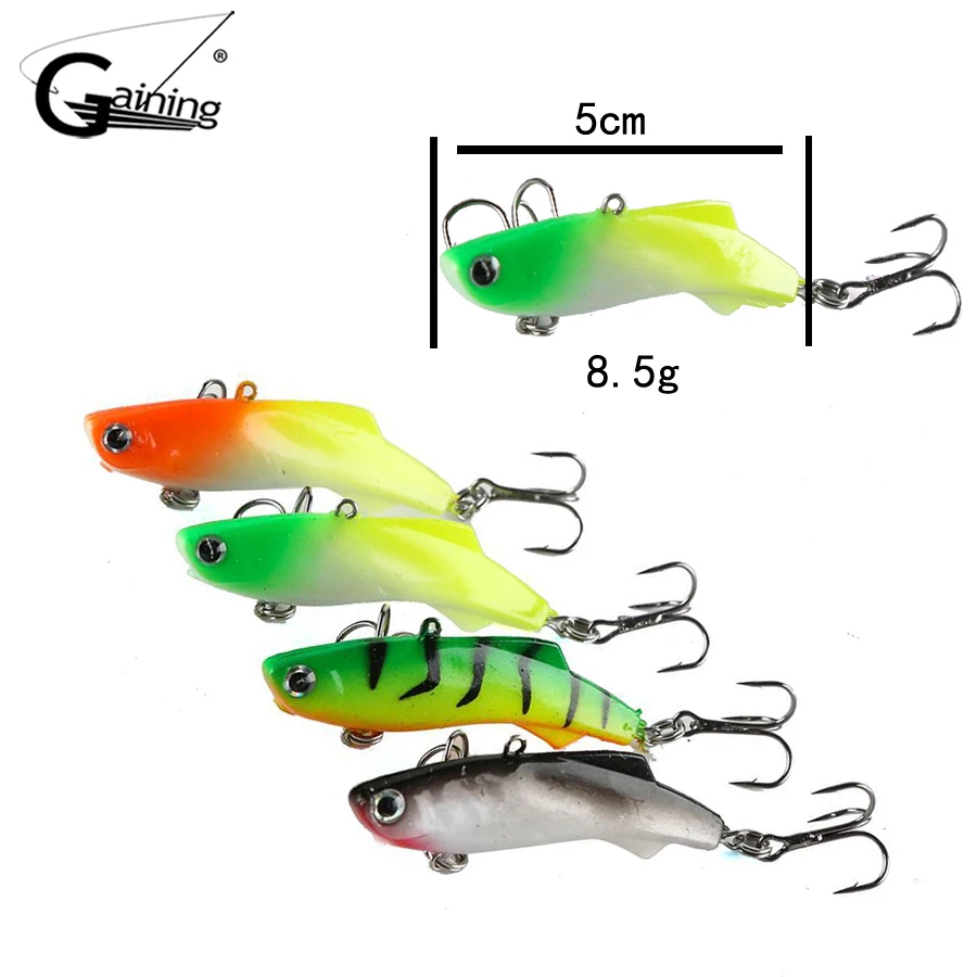 4Pcs Winter Ice Fishing Lure 5cm 8.5g VIB Sinking Fishing Bait 3D Eyes Colorful Lead Bait Hard Lure Balancer for Fishing Bait
4Pcs Winter Ice Fishing Lure 5cm 8.5g VIB Sinking Fishing Bait 3D Eyes Colorful Lead Bait Hard Lure Balancer for Fishing Bait