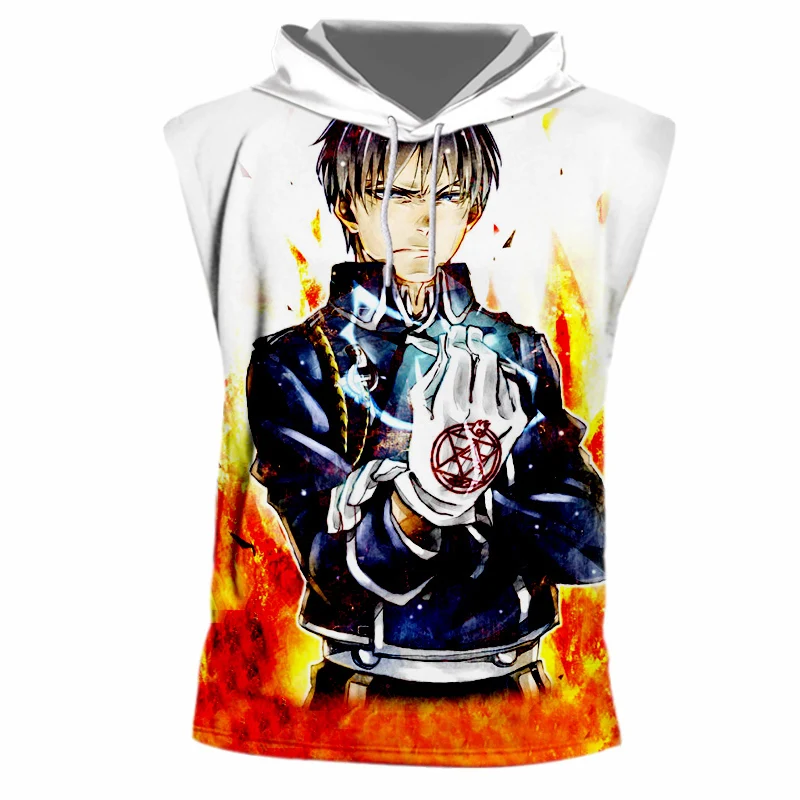 OGKB Gyms Clothing Men Tank Top With Hooded Print Full Metal Alchemist 3d Hooded Tank Tops Workout Singlet Sleeveless Shirt 7xl
OGKB Gyms Clothing Men Tank Top With Hooded Print Full Metal Alchemist 3d Hooded Tank Tops Workout Singlet Sleeveless Shirt 7xl
