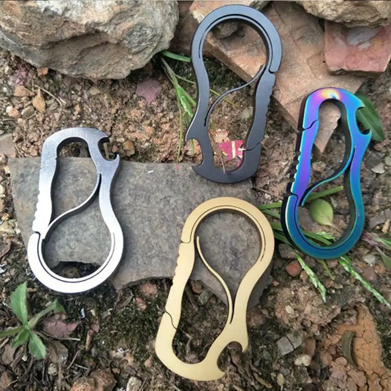 Multi-Function Full Stainless Steel Anti-lost Key Chain Carabiner Home Tool with Bottle Opener for Home Black
Multi-Function Full Stainless Steel Anti-lost Key Chain Carabiner Home Tool with Bottle Opener for Home Black