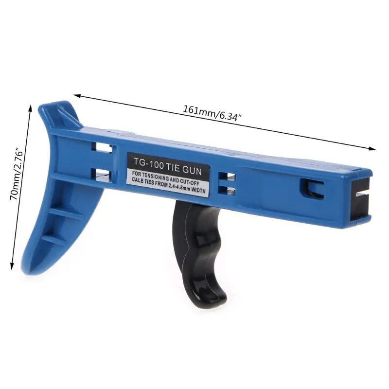 TG-100 2.4-4.8mm/0.09-0.19inch Fastening Nylon Cable Tie Cutting Tool Special Cable Tie Gun Wire Cable Nylon Tie
TG-100 2.4-4.8mm/0.09-0.19inch Fastening Nylon Cable Tie Cutting Tool Special Cable Tie Gun Wire Cable Nylon Tie