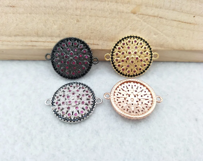 10pcs CZ zircon Micro Pave round Connector,Double Bails Beads Charm,for DIY Bracelets Jewelry Finding CT352
10pcs CZ zircon Micro Pave round Connector,Double Bails Beads Charm,for DIY Bracelets Jewelry Finding CT352