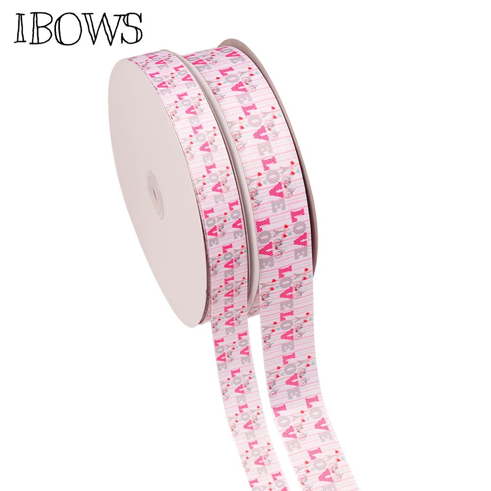 5Y/lot Valentine's Day Ribbons Thermal Transfer Grosgrain Pink Ribbon DIY Hair Accessories Gift Wrapping Tape Handmade Material
5Y/lot Valentine's Day Ribbons Thermal Transfer Grosgrain Pink Ribbon DIY Hair Accessories Gift Wrapping Tape Handmade Material