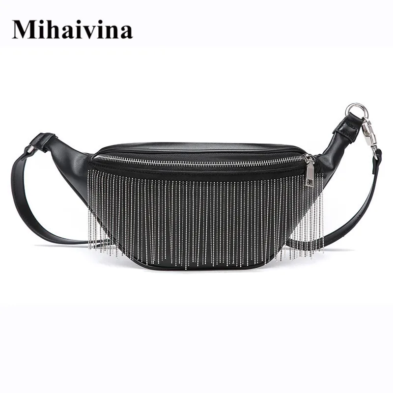 Классическая черная поясная сумка Mihaivina, модная Женская поясная сумка из искусственной кожи с кисточками, поясная сумка для девушек, прогул...
Классическая черная поясная сумка Mihaivina, модная Женская поясная сумка из искусственной кожи с кисточками, поясная сумка для девушек, прогул...