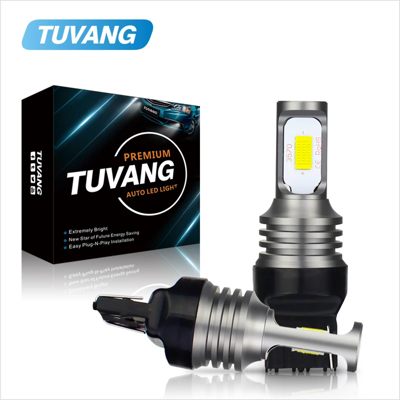 2 шт. Автомобильные светодиодные лампы T20 7440 W21W|Сигнальная лампа| |