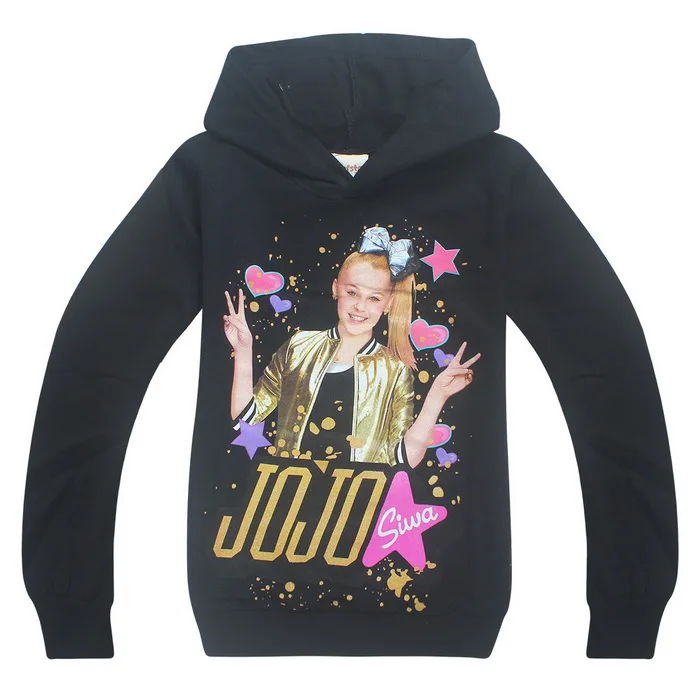 Детская одежда для мальчиков и девочек с героями мультфильмов JOJO SIWA Осенние