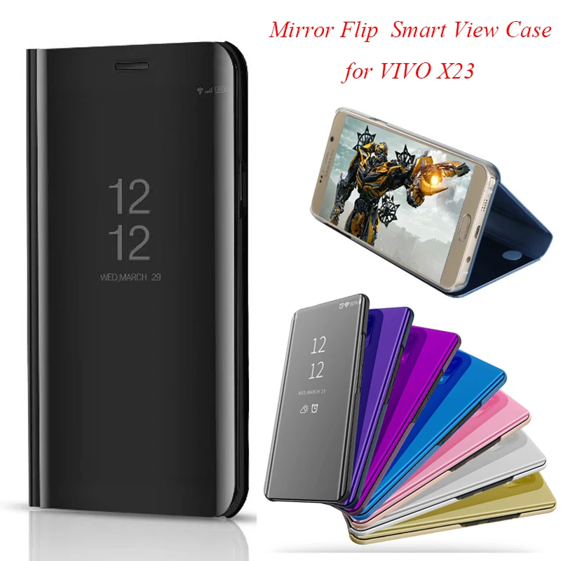 vivox23 Smart Flip Stand Mirror Case For vivo x23 Case Clear View PU Leather Cover For vivo x23 Case Cover for vivo x 23
vivox23 Smart Flip Stand Mirror Case For vivo x23 Case Clear View PU Leather Cover For vivo x23 Case Cover for vivo x 23