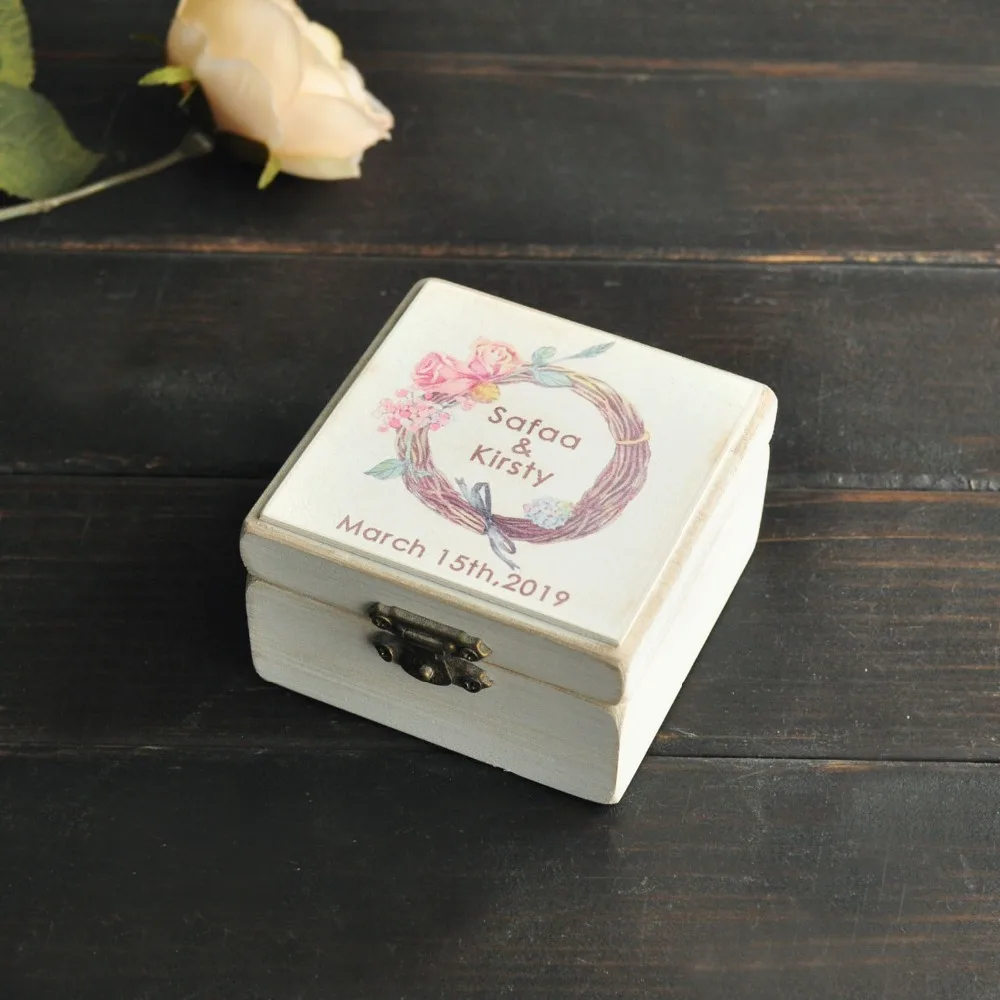 Personalized Proposal Ring Bearer Box Floral Ring Box Wedding box Engagement Wedding Ring Pillow Bridal Shower Gift
Personalized Proposal Ring Bearer Box Floral Ring Box Wedding box Engagement Wedding Ring Pillow Bridal Shower Gift
