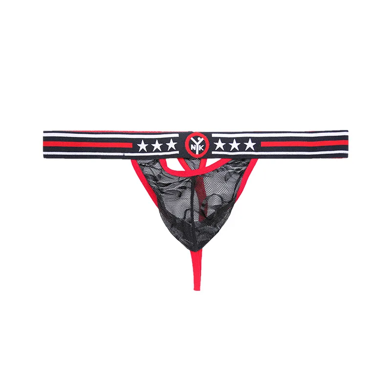 Sexy Gay Underwear Men G-strings Thongs Lace Mesh T-pants Man Low Waist U Pouch Underpants cueca ropa interior hombre M-XL
Sexy Gay Underwear Men G-strings Thongs Lace Mesh T-pants Man Low Waist U Pouch Underpants cueca ropa interior hombre M-XL