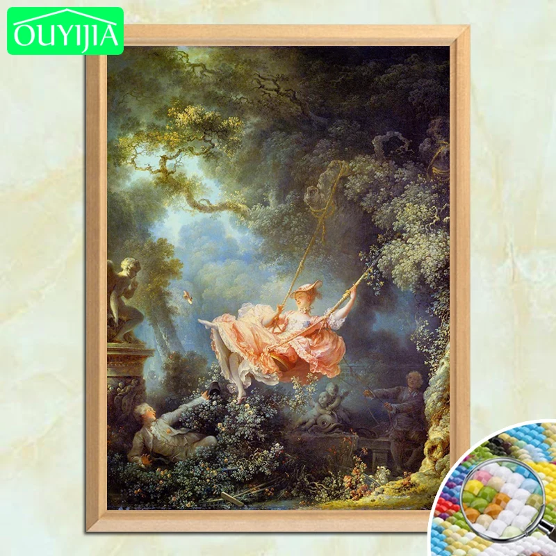 World Famous Painting "The Swing" 5D DIY Diamond Painting Square Diamond Embroidery Rhinestones Mosaic Decoration Picture
World Famous Painting "The Swing" 5D DIY Diamond Painting Square Diamond Embroidery Rhinestones Mosaic Decoration Picture