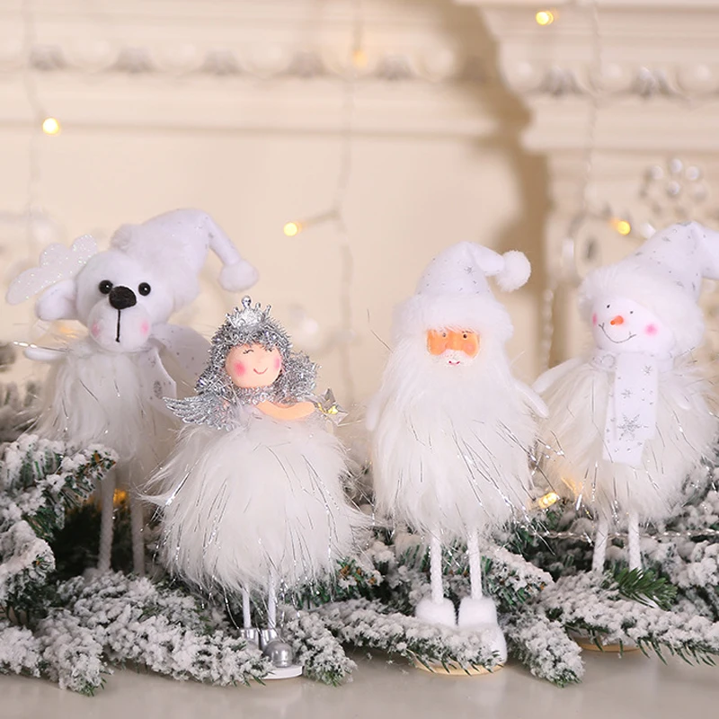 New Angel Snowman Plush Christmas Tree Ornaments Cute Santa Doll Christmas Decorate For Home New Year Decoration 2019 Xmas Gift
New Angel Snowman Plush Christmas Tree Ornaments Cute Santa Doll Christmas Decorate For Home New Year Decoration 2019 Xmas Gift